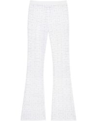 Givenchy - Monogrammed Elastic Waistband Trousers - Lyst