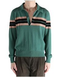 Dries Van Noten - V-Neck Striped Jumper - Lyst