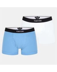 Tom Ford - Plain Cotton Boxer Briefs, 2-Pack - Lyst