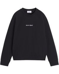 Maison Kitsuné - Maison Kitsuné Logo Embroidered Oversized Sweatshirt - Lyst