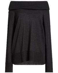Max Mara - Solid Lightweight Wool Knit Top - Lyst