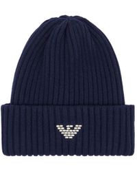 Emporio Armani - Turn-Up Brim Beanie - Lyst