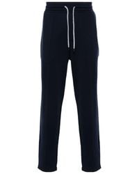 Brunello Cucinelli - Drawstring Fleece Trousers - Lyst