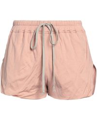 Rick Owens - Blush Shorts & Bermuda Shorts Cotton - Lyst