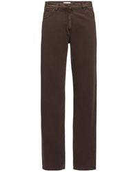 Magda Butrym - Denim Mid-Waist Straight-Leg Jeans - Lyst