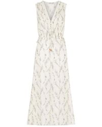 Veronica Beard - Floral-Print Cotton And Silk-Blend Maxi Dress - Lyst