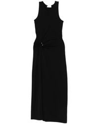 Rabanne - Rabanne Cut-Out Sleeveless Maxi Dress - Lyst