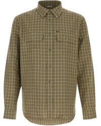 Dior - Homme Checked Long-Sleeved Shirt - Lyst