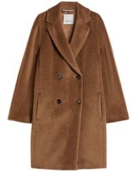 Max Mara - 'S Roseto Double Breasted Coat - Lyst