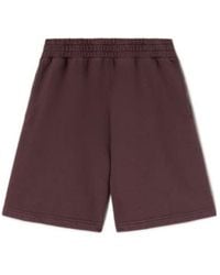 Palm Angels - Logo Printed Elastic Waist Track Shorts - Lyst