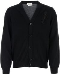 McQueen - Button-Up Cardigan - Lyst