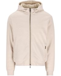 Moorer - Drawstring Hooded Jacket - Lyst