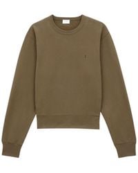 Saint Laurent - Cassandre Crewneck Sweatshirt - Lyst