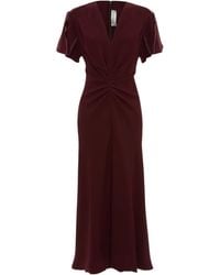 Victoria Beckham - Short-Sleeved Dress - Lyst