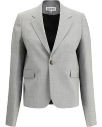 Loewe - Single-Breasted Tailored Blazer - Lyst