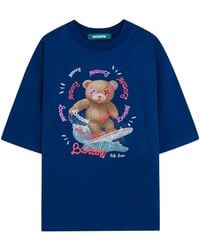 Barrow - Bear Print T-Shirt - Lyst