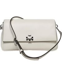 Tory Burch - Logo Flap Shoulder Bag - Lyst