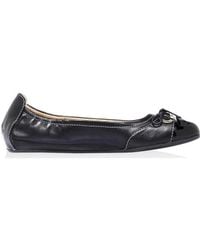 Bally - Logo Details Ballet Shoes - Lyst