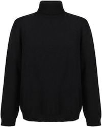 Roberto Collina - High-Neck Long-Sleeved Sweater - Lyst