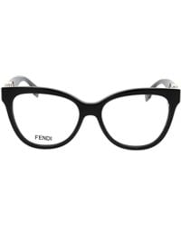 Fendi - Eyewear Cat-Eye Frame Glasses - Lyst