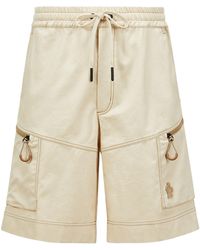 Moncler - Grenoble Drill Cargo Shorts - Lyst