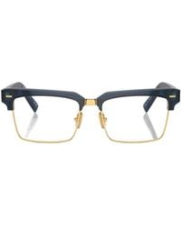 Miu Miu - Rectangle-Frame Glasses - Lyst