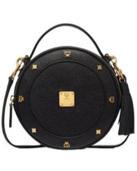 MCM - Pina Studded Shoulder Bag - Lyst