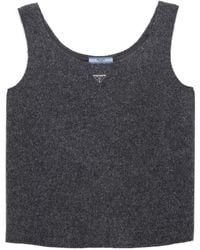 Prada - Shetland Wool Top - Lyst