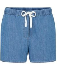 Juvia - Drawstring Waist Shorts - Lyst