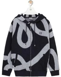 Loewe - Zip-Up Hoodie - Lyst