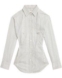 Isabel Marant - Aurora Striped Buttoned Shirt - Lyst
