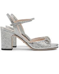 Gucci - Mid-Heel Sandal With Horsebit - Lyst