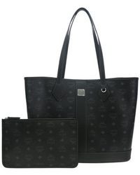 MCM - Medium Logo-Plaque Tote Bag - Lyst