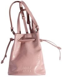 Miu Miu - Logo Shoulder Bag - Lyst
