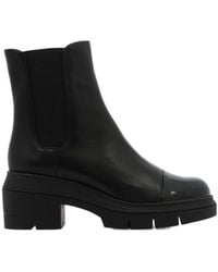 Stuart Weitzman - Norah Leather Ankle Boots - Lyst