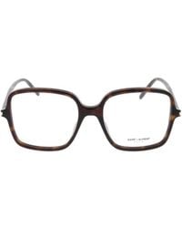 Saint Laurent - Eyewear Square Frame Glasses - Lyst