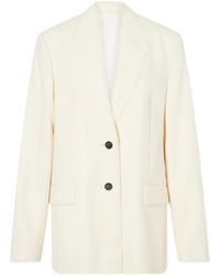 TOTEME - Fringed-Trim Blazer - Lyst
