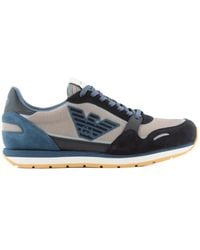 Emporio Armani - Lace Up Sneakers - Lyst