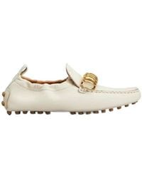 Tod's - Ring Embellished Slip-On Loafers - Lyst
