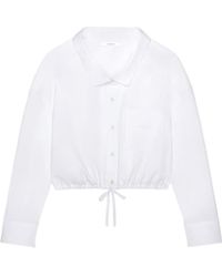 Givenchy - Cropped Poplin Shirt - Lyst