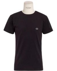 Dior Bobby 1947 Embroidered T-Shirt in Black for Men | Lyst