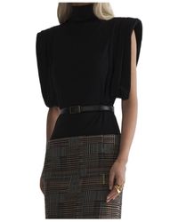Mugler - Jersey Frame Top - Lyst