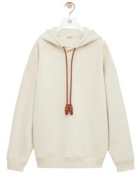 Loewe - Relaxed Fit Drawstring Hoodie - Lyst