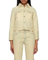 we11done - Logo Denim Jacket - Lyst