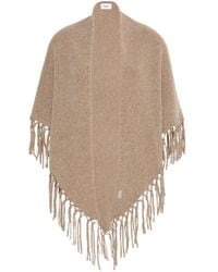 Weekend by Maxmara - Fringed Wool Shawl - Lyst