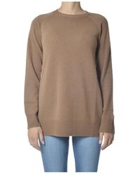 Max Mara - Long Sleeve Round Neck Pullover - Lyst