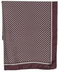 Tagliatore - Geometric Printed Scarf - Lyst