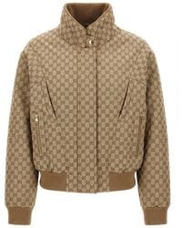 Gucci - Gg Zip-Up Jacket - Lyst