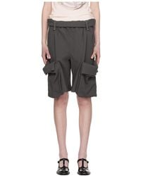 OPEN YY - Rolled-Up Athletic Cargo Shorts - Lyst