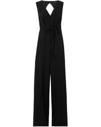 JOSEPH - V-Neck Sleeveless Jumpsuit - Lyst